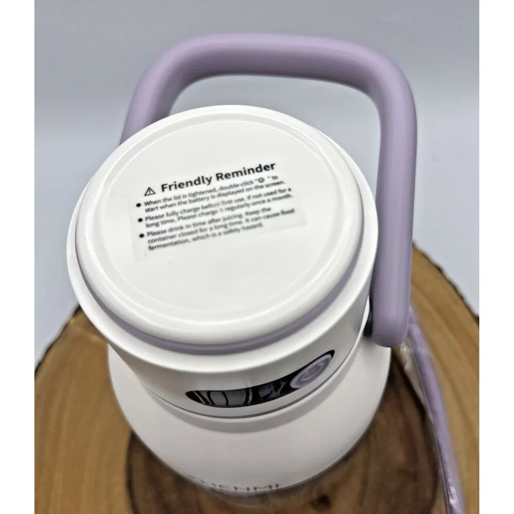 ZHENMI Portable Blender, Personal Blender for Smoothies/Shakes Cordless Purple